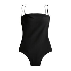 J.Crew Long Torso Gemma One Piece Classic Sculpt Swimsuit Black Size 4 NWT